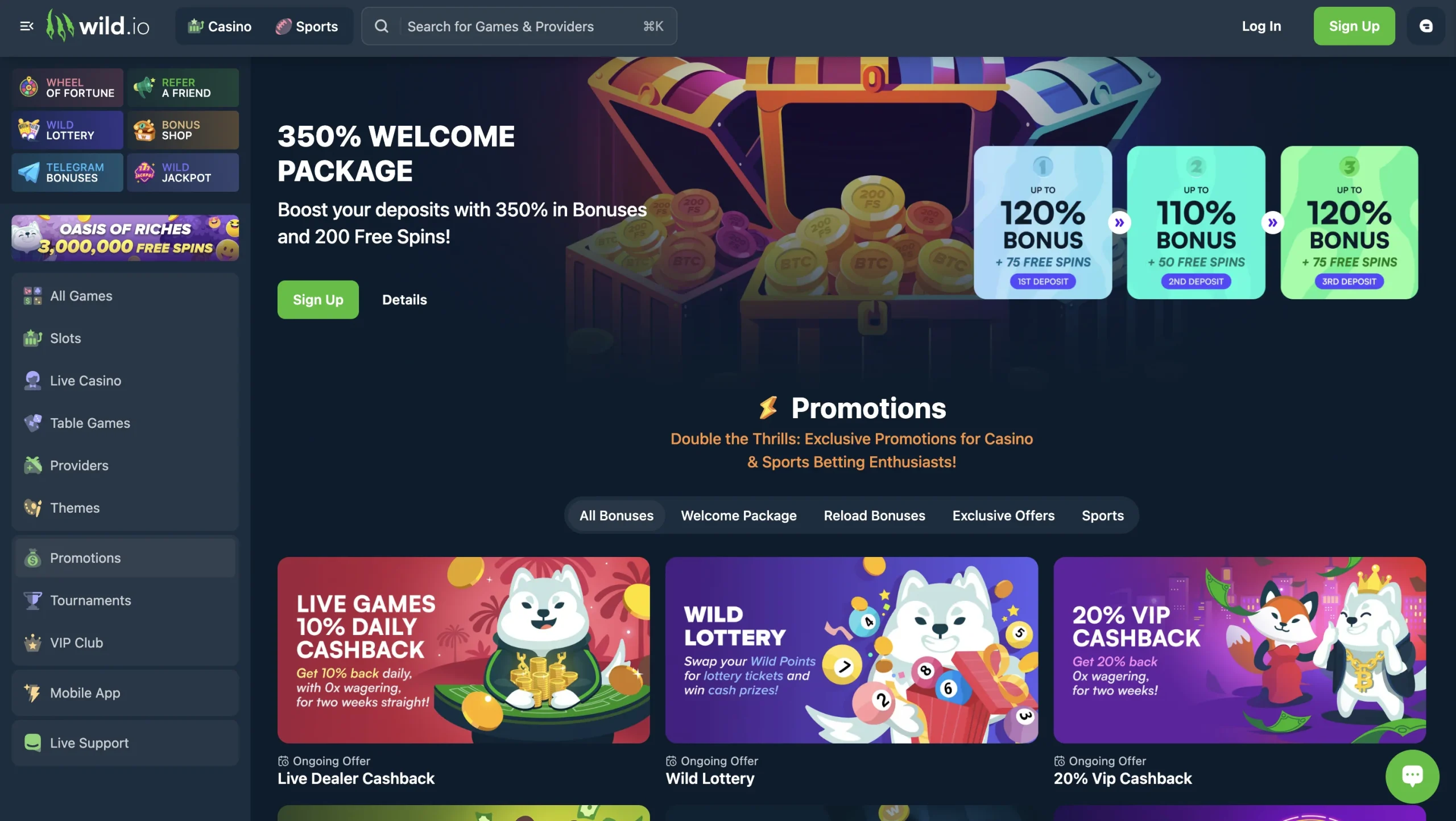 Wild.io Promo Code